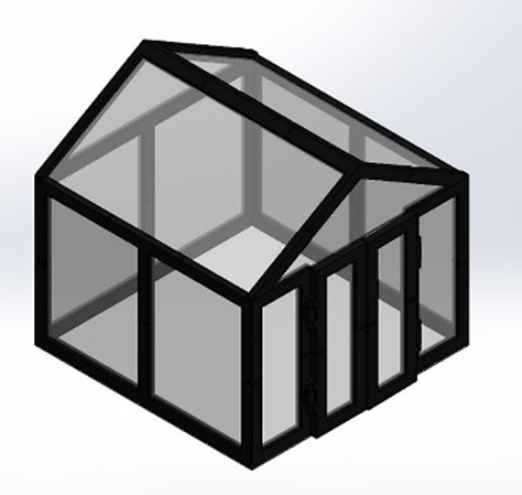 Figura 2. Diseño del invernadero de germinación